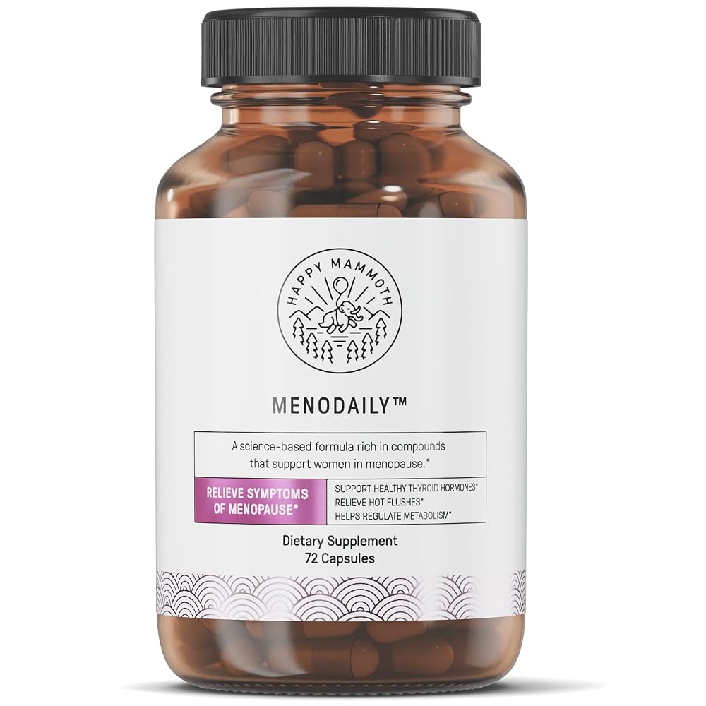Happy Mammoth MenoDaily Menopause Multivitamin - 72 Capsules