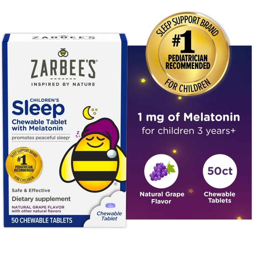 Zarbee's Kids 1mg Melatonin Gummy Sleep Supplement - 50 Gummies - image 2