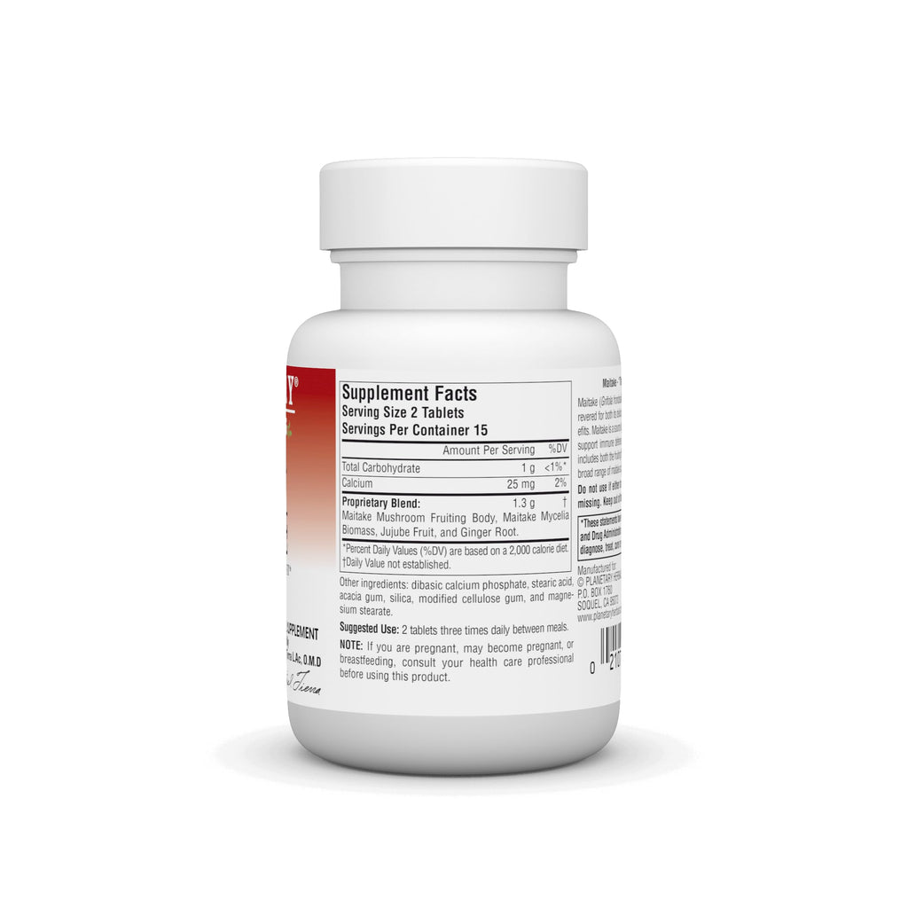 Planetary Herbals Full Spectrum Maitake Mushroom 650mg - 30 Tablets - image 2
