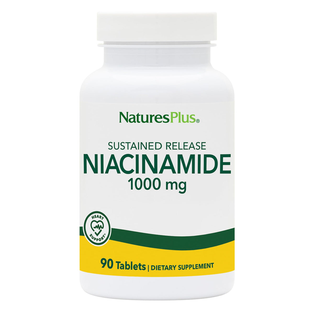NaturesPlus Niacinamide Sustained Release 1000 mg - 90 Tablets