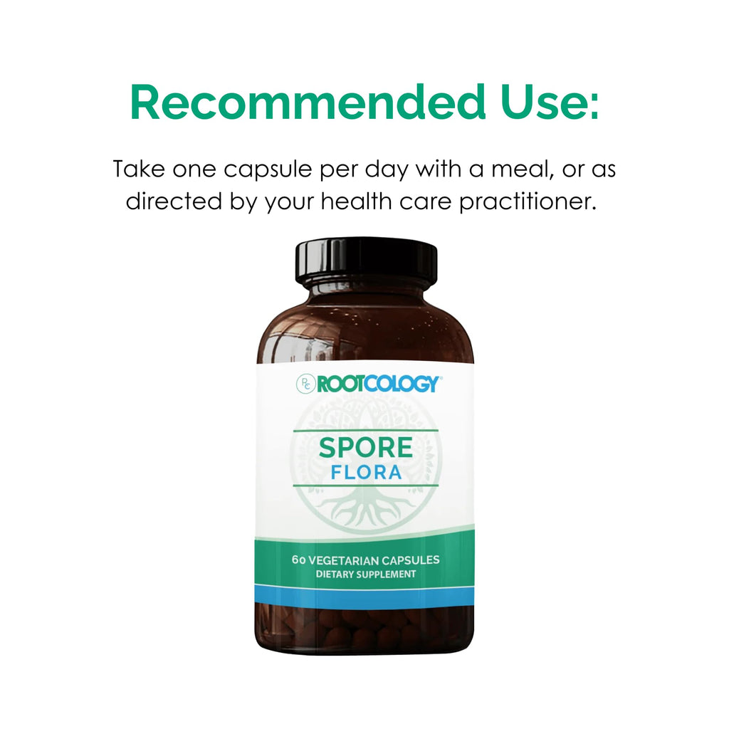 Rootcology Spore Flora by Dr. Izabella Wentz Gut Probiotic - 60 Capsules - image 6