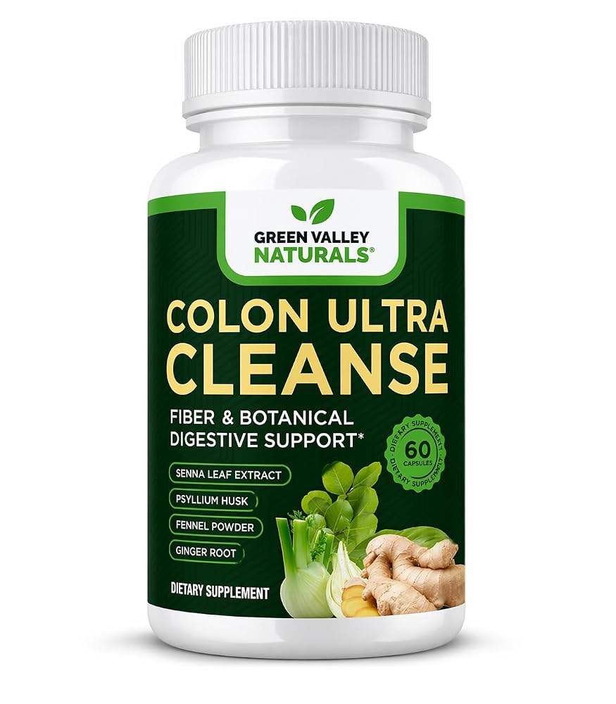 Green Valley Naturals Colon Ultra Cleanse Digestive Support - 60 Capsules