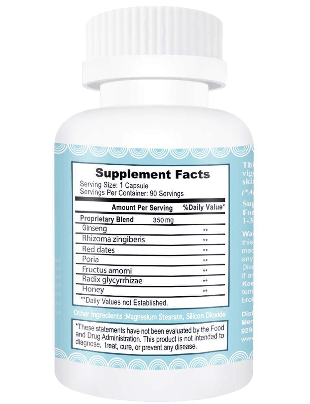 M.U TOP 1 Whitening Pills - 90 Tablets - image 3