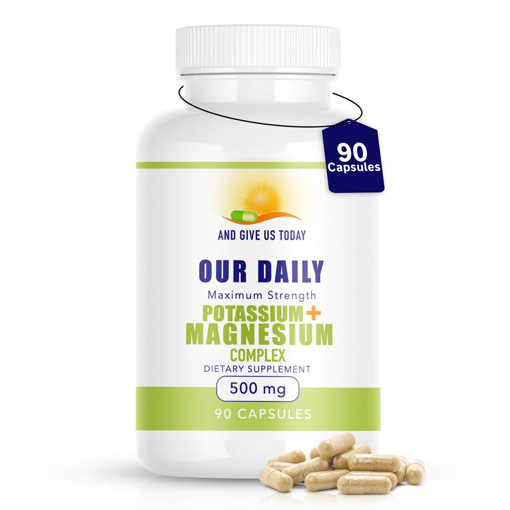 Our Daily Vites Potassium Magnesium Supplement - 90 Capsules