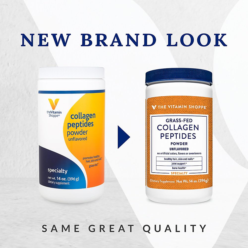 The Vitamin Shoppe Grass Fed Collagen Powder - 14 oz - image 2
