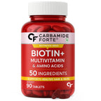 Carbamide Forte Biotin Supplement with 50 Multivitamins - 90 Tablets