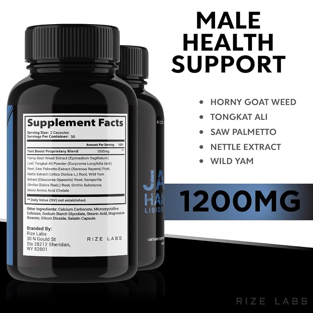 rize labs Jack Hammer Libido Booster Supplement for Men - 180 Capsules - image 6