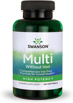 Swanson Multi Without Iron Daily Multivitamin - 120 Softgels