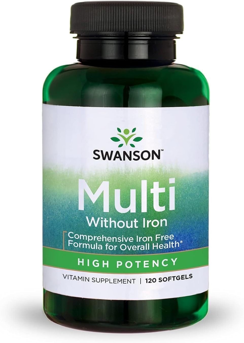 Swanson Multi Without Iron Daily Multivitamin - 120 Softgels