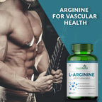 Simply Herbal L-Arginine 500 mg Amino Acid - 60 Tablets - image 5