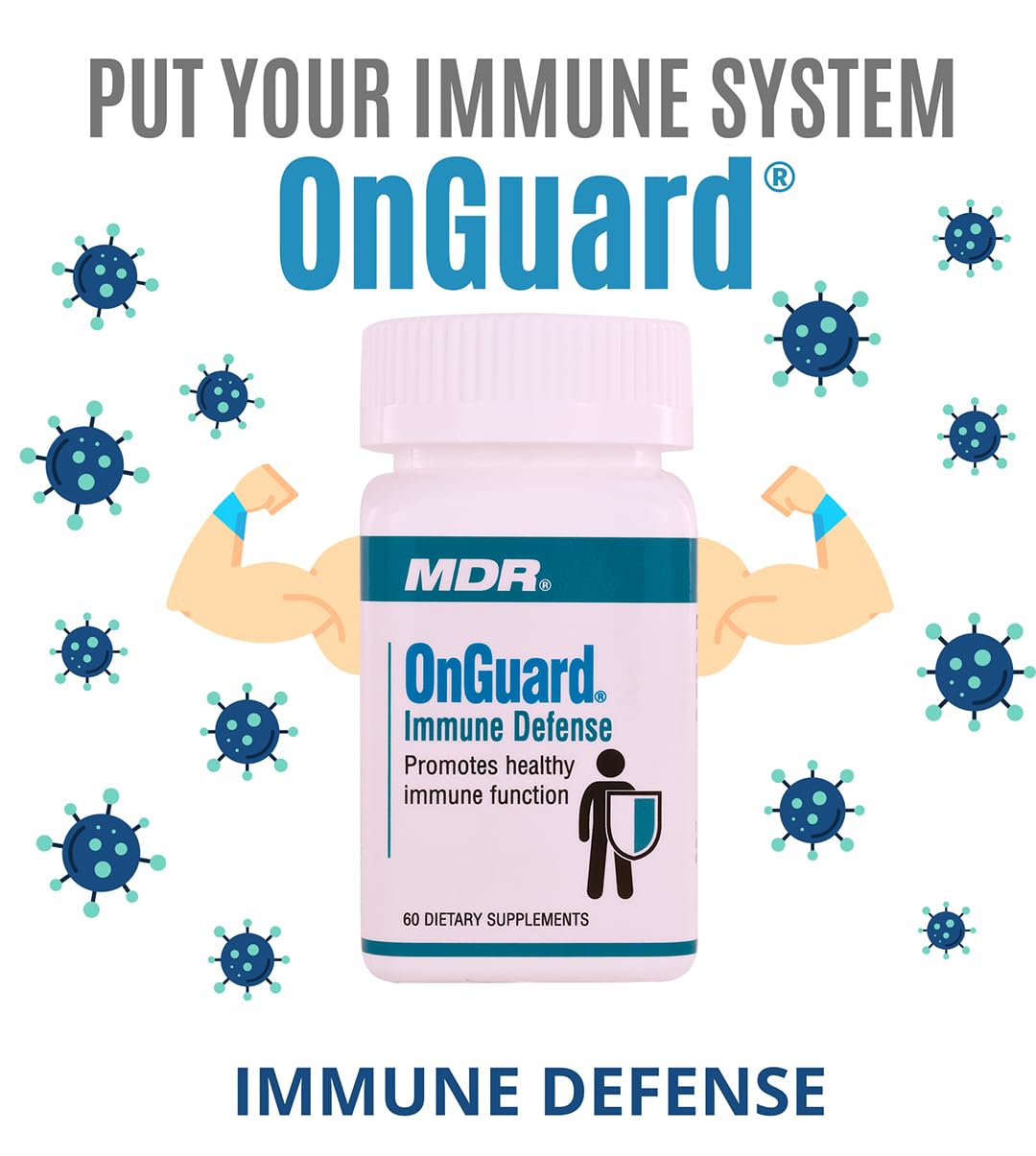 MDR OnGuard Immune Support Formula with Mushroom - 120 Capsules - image 3
