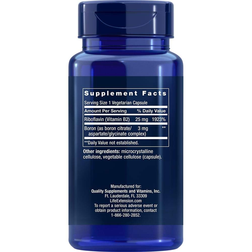 Life Extension DHEA 25mg and Boron 3mg - 100 Capsules - image 5