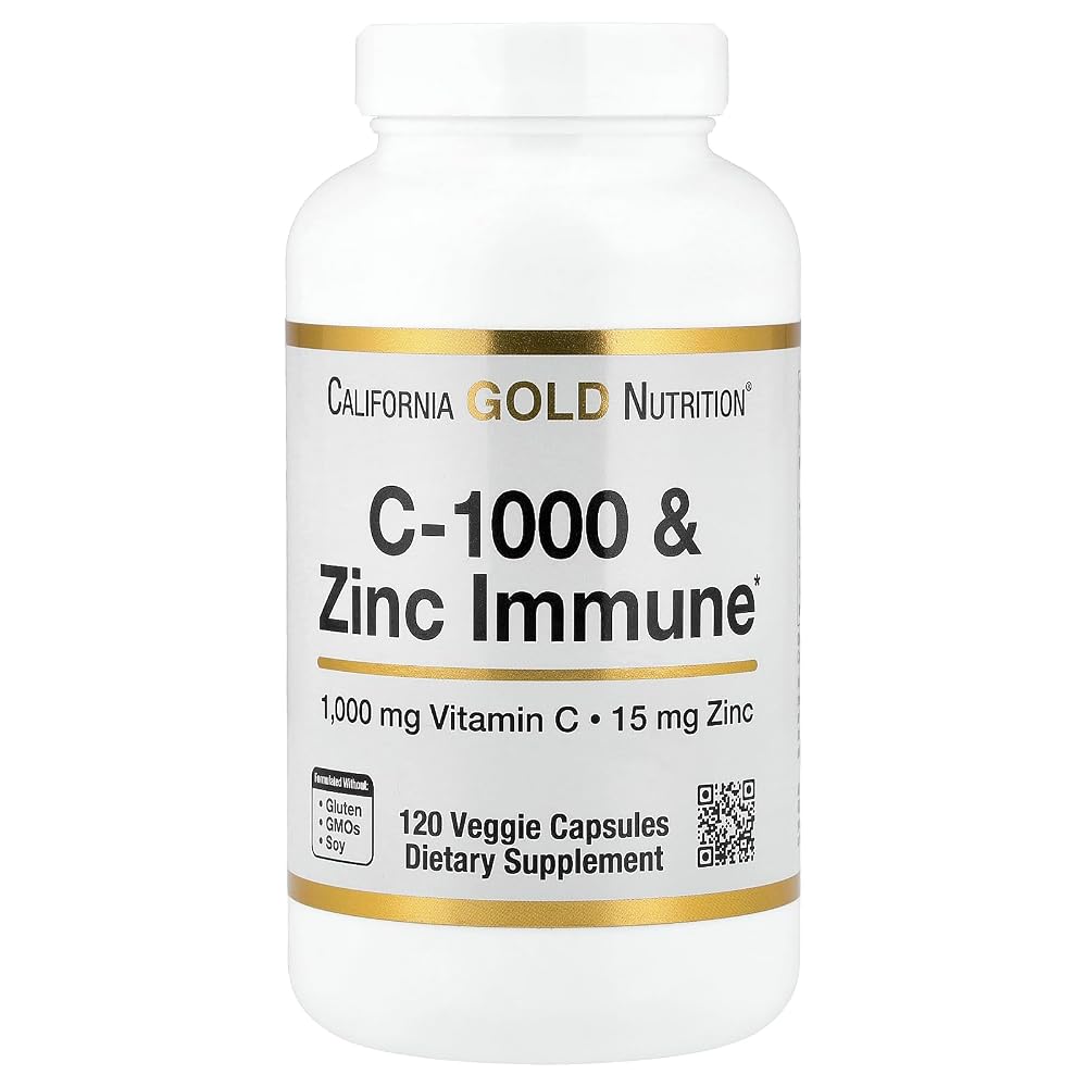 SuperNutrition C-1000 & Zinc Immune Seasonal Support - 120 Capsules
