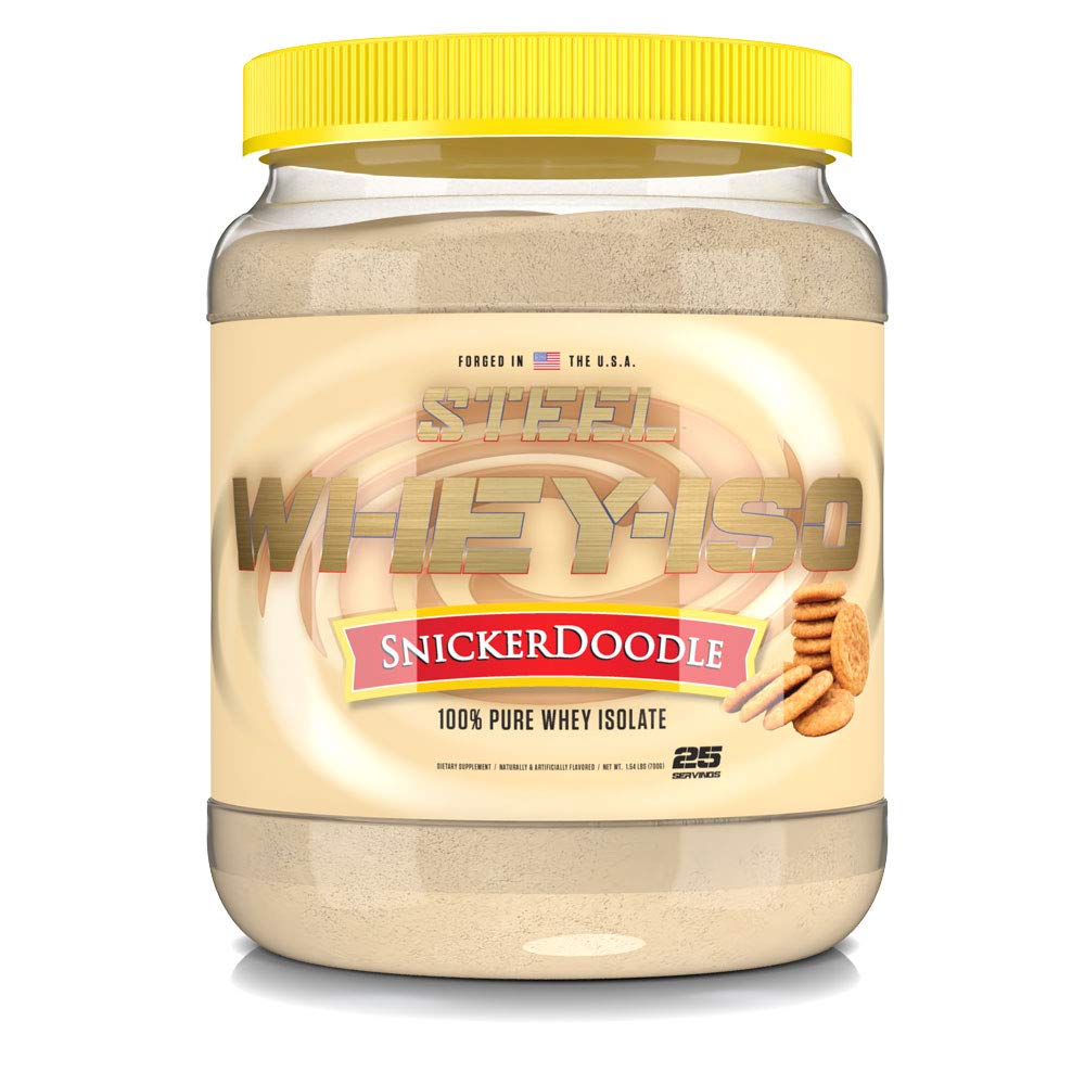 Steel Supplements Whey-ISO Whey Protein Isolate Powder Supplement