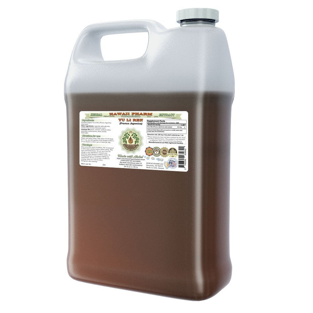 Hawaii Pharm Yu Li Ren (Prunus Japonica) Seed Alcohol-Free Extract