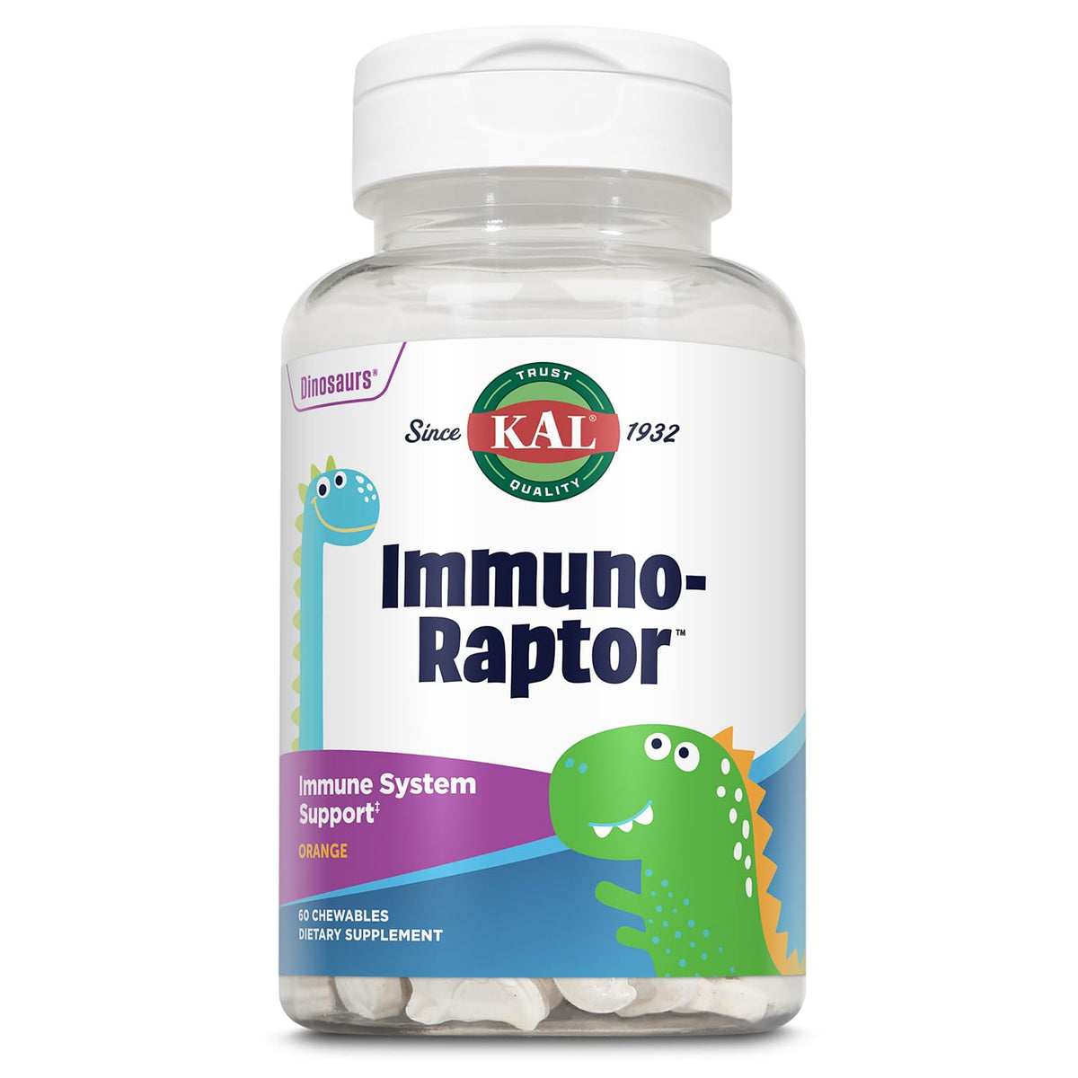 KAL ImmunoRaptor Kids Immune Support Chewables - 60 Count