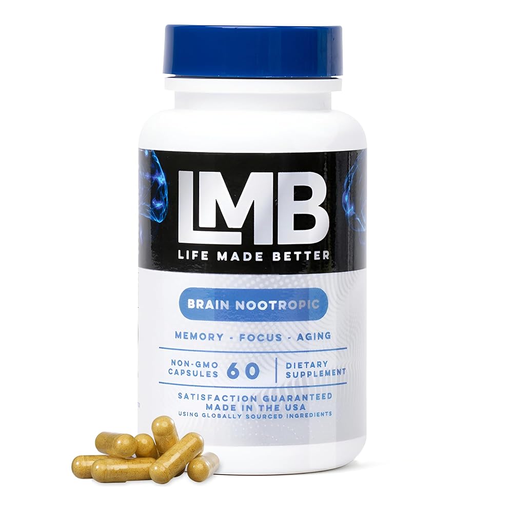 LMB Life Made Better Brain Support Nootropic - 60 Capsules
