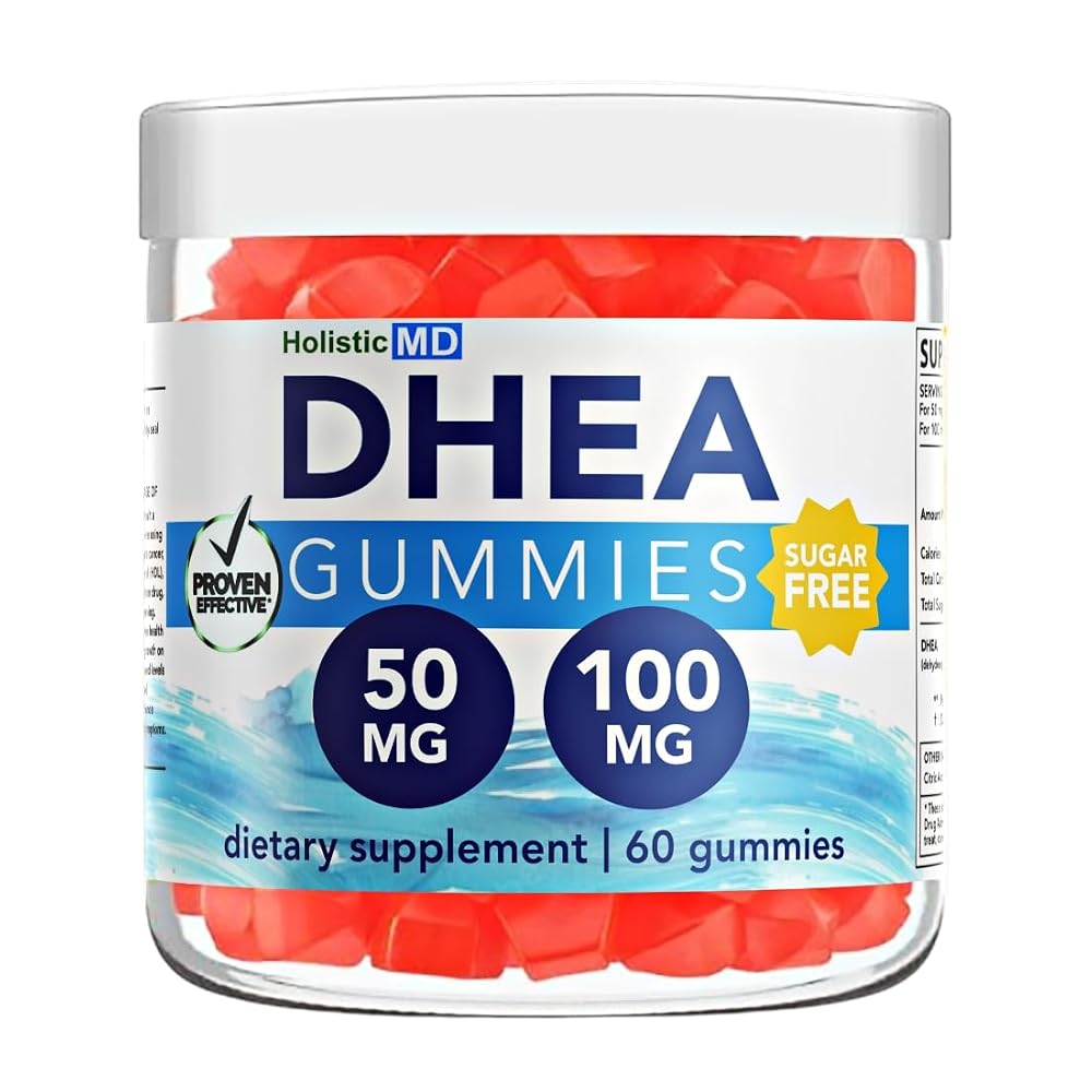 Holistic MD DHEA 50mg/100mg Gummies - 60 Count