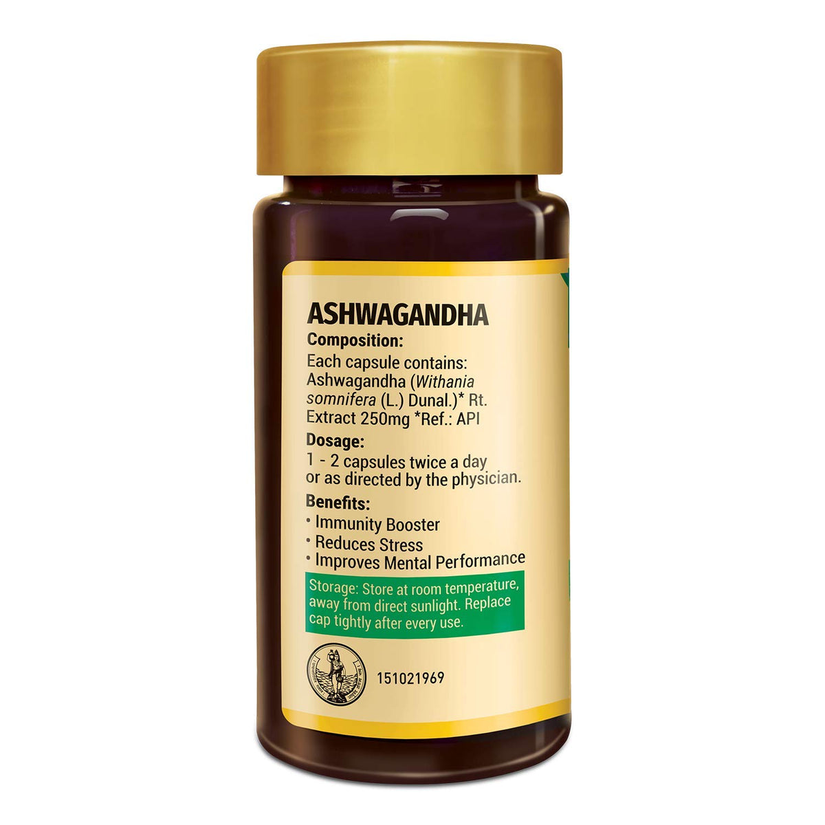 Zandu Ashwagandha Capsules Stress Relief - 120 Vegetarian Capsules - image 7