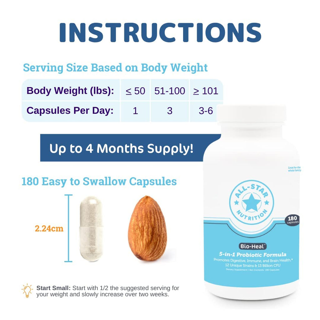 All-Star Nutrition 5-in-1 Bio-Heal® Probiotic for Kids