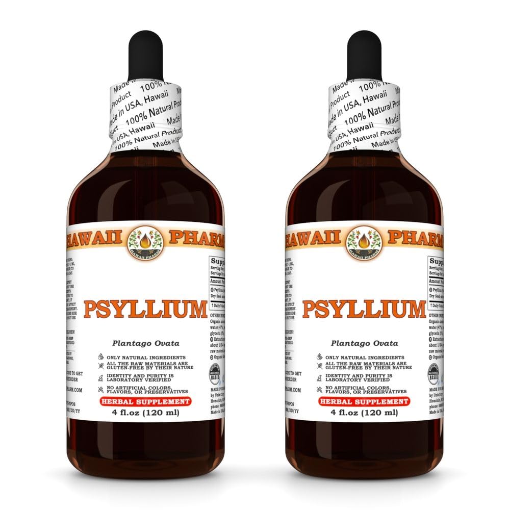 Hawaii Pharm Psyllium (Plantago psyllium) Seed Liquid Extract