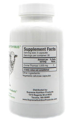 Supreme Nutrition Sheep Thymus - 100% Grass Fed and Finished in New