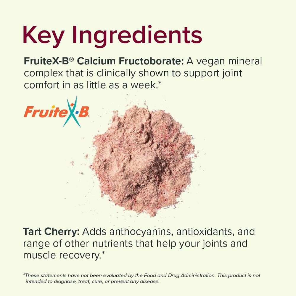 Sur Tart Cherry Joint Support Capsules with FruiteX-B - 120 Capsules - image 5