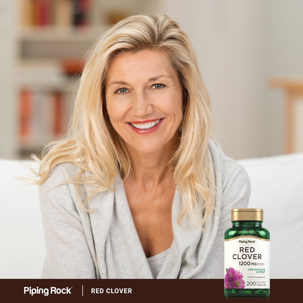 Piping Rock Red Clover Supplement - 200 Capsules - image 5