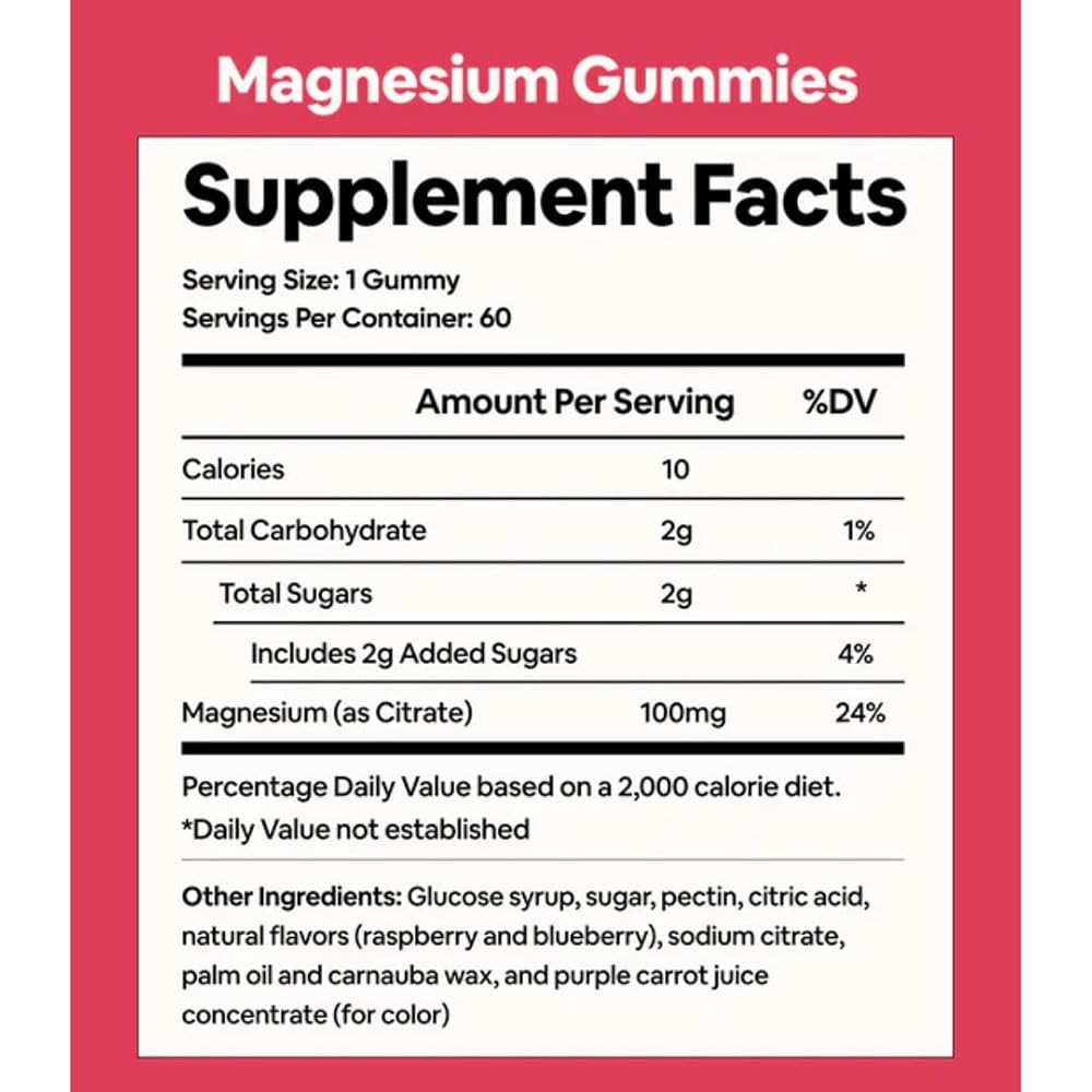 Black Girl Vitamins Magnesium Gummies for Sleep - 60 Count - image 2