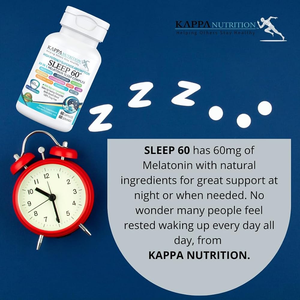 KAPPA NUTRITION Sleep 60 Melatonin Sleep Aid - 60 Capsules - image 3