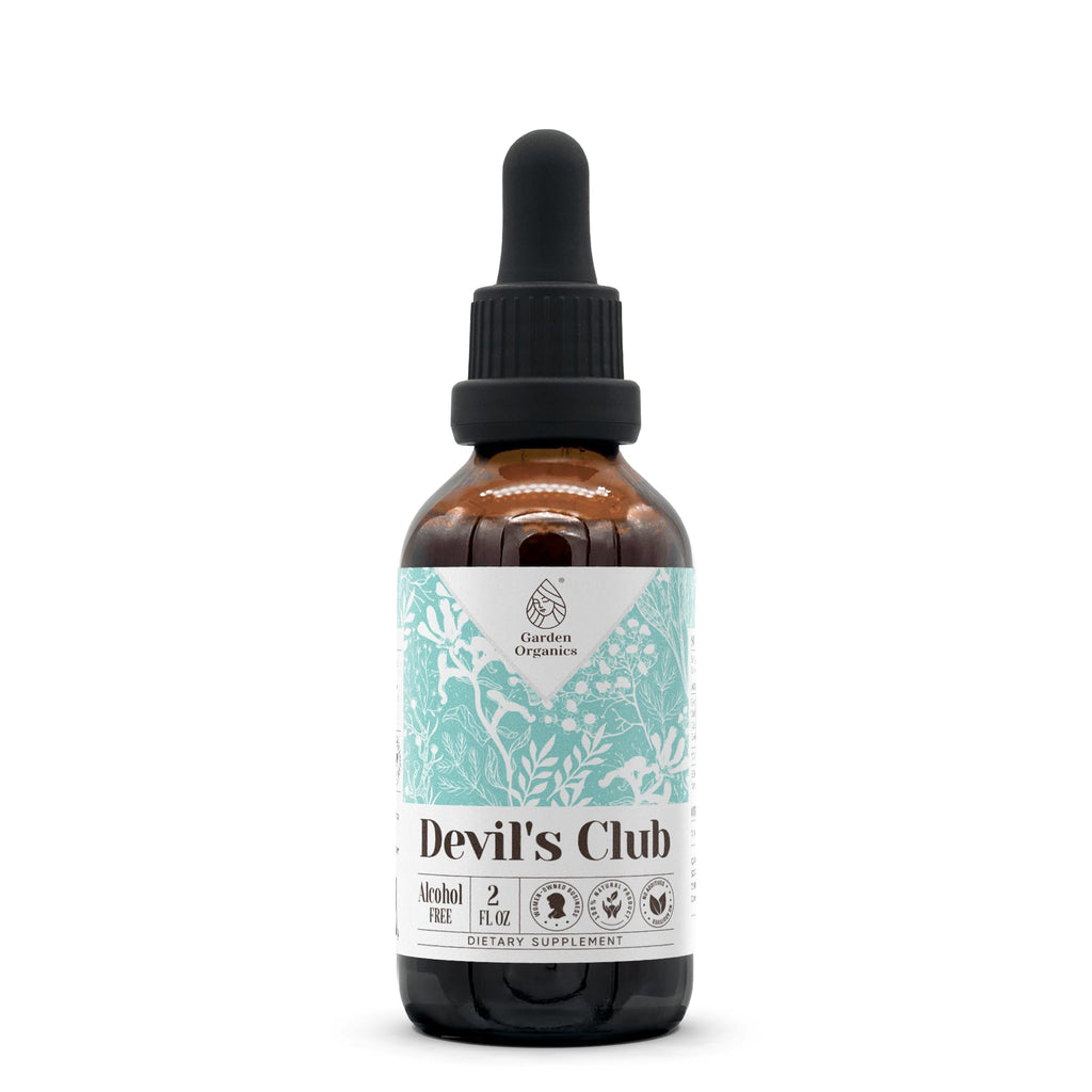 Garden Organics Devil's Club Alcohol-Free Natural Tincture Extract