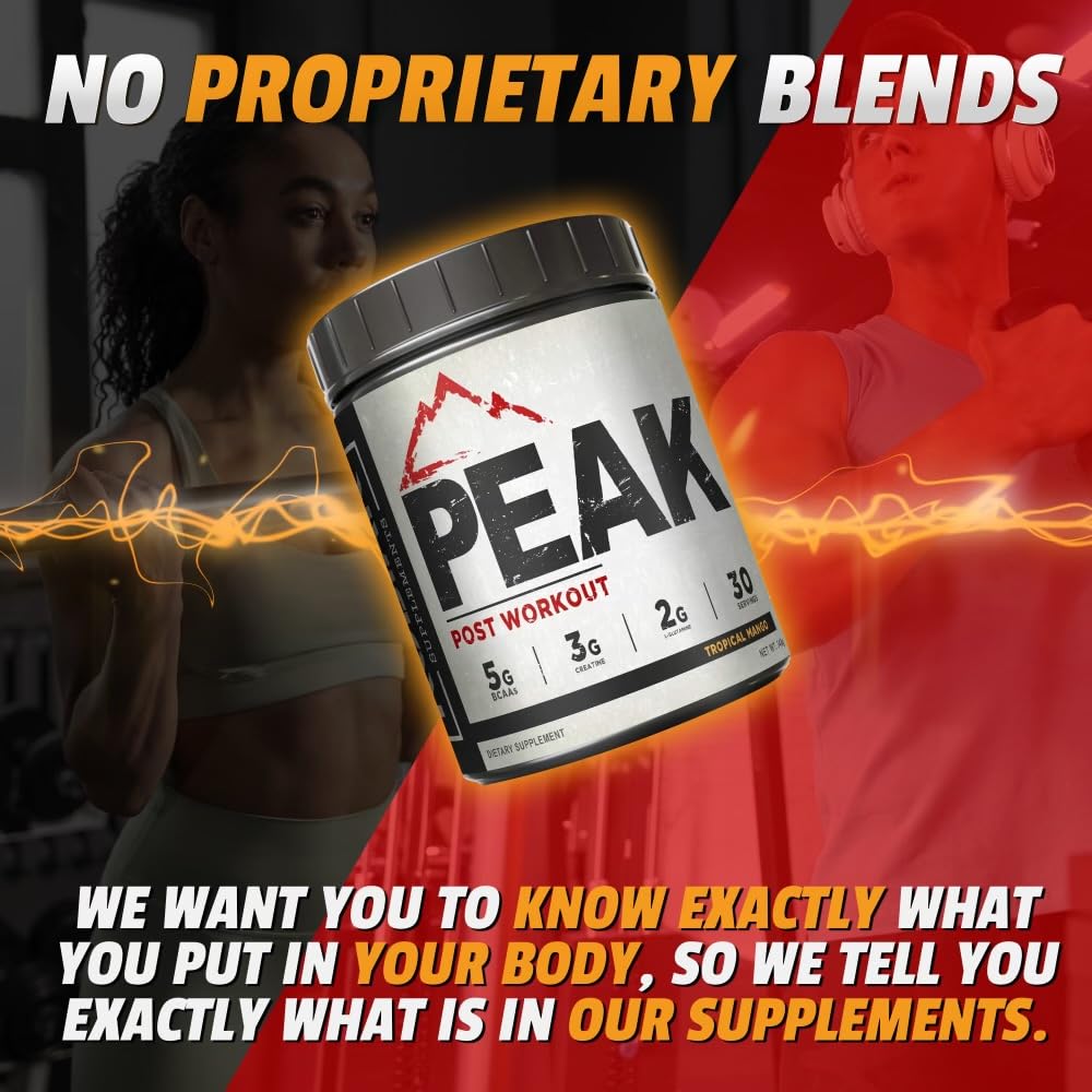 Kodiak Supplements Peak Post Workout BCAA 2:1:1 Creatine - 30 Servings - image 4