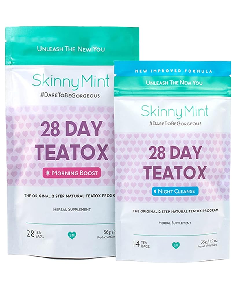 SkinnyMint Original 28 Day Detox Tea Kit- Ultimate TeaTox Programme
