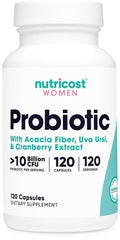 Nutricost Probiotic for Women 10 Billion CFU - 120 Capsules