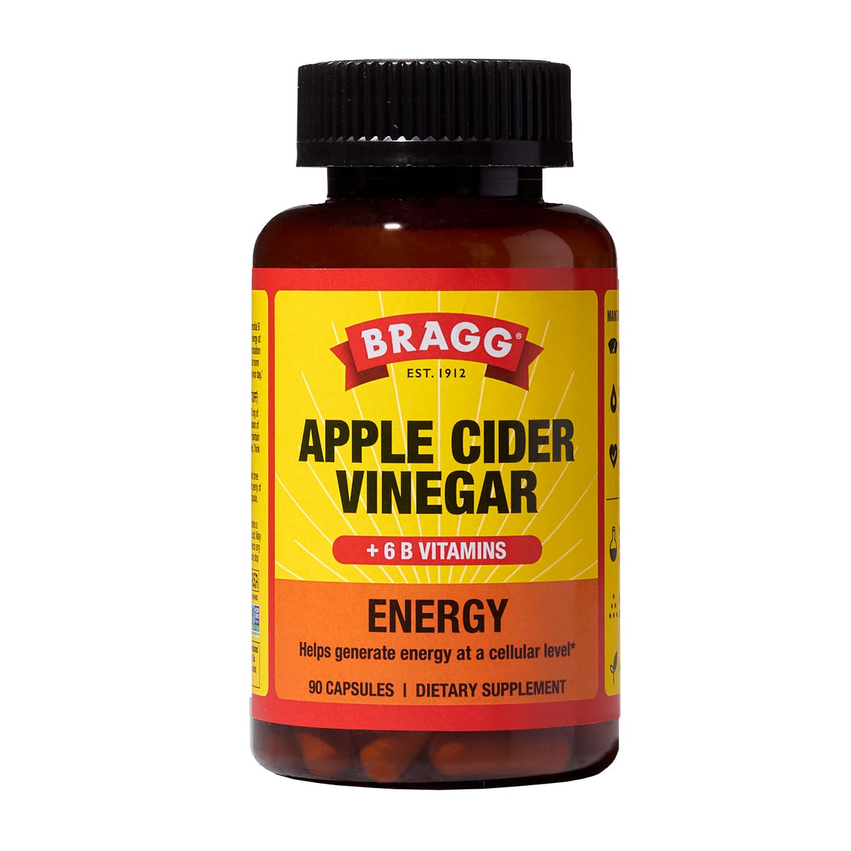 Bragg Apple Cider Vinegar True Energy Capsules