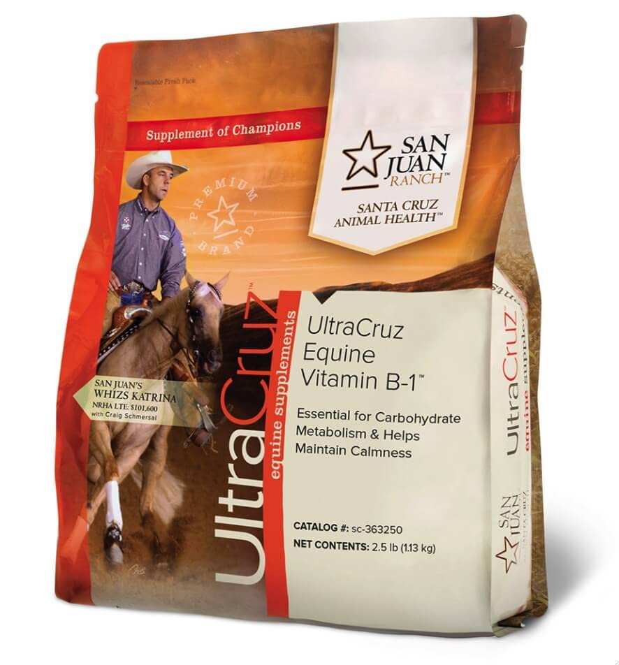 UltraCruz Equine Vitamin B-1 Supplement for Horses - 1 Count - image 2