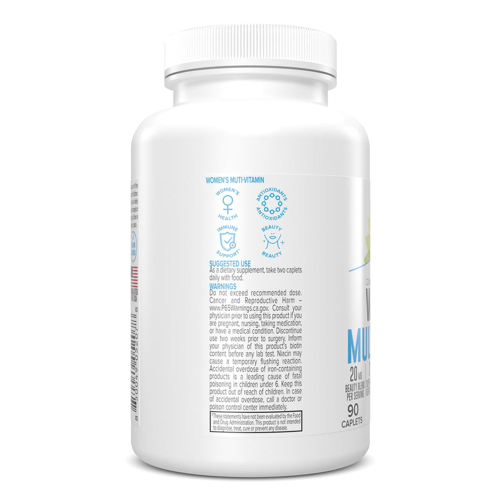 Portions Master Women's Multivitamin for Energy & Bone Support - 90 Capsules - image 2