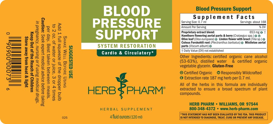 Herb Pharm Blood Pressure Support Liquid Formula - 4 oz - image 9