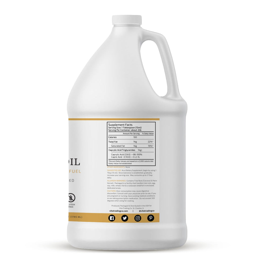 VTC VitaTradingCo C8 MCT Oil 100% Pure