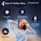 Vitamatic Melatonin 10mg with Ashwagandha Sleep Support - 120 Tablets - image 5