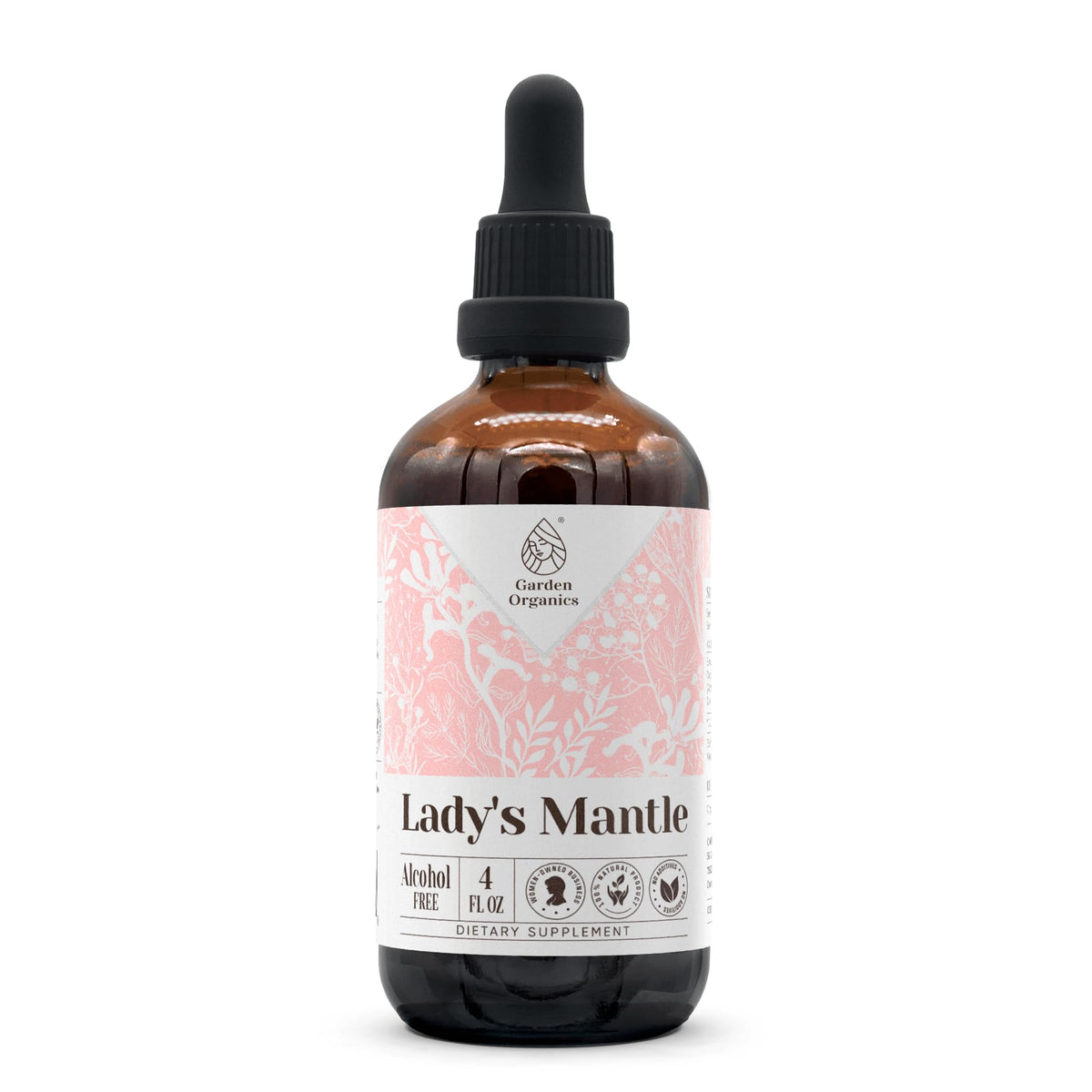 Garden Organics Lady's Mantle Alcohol-Free Natural Tincture Extract