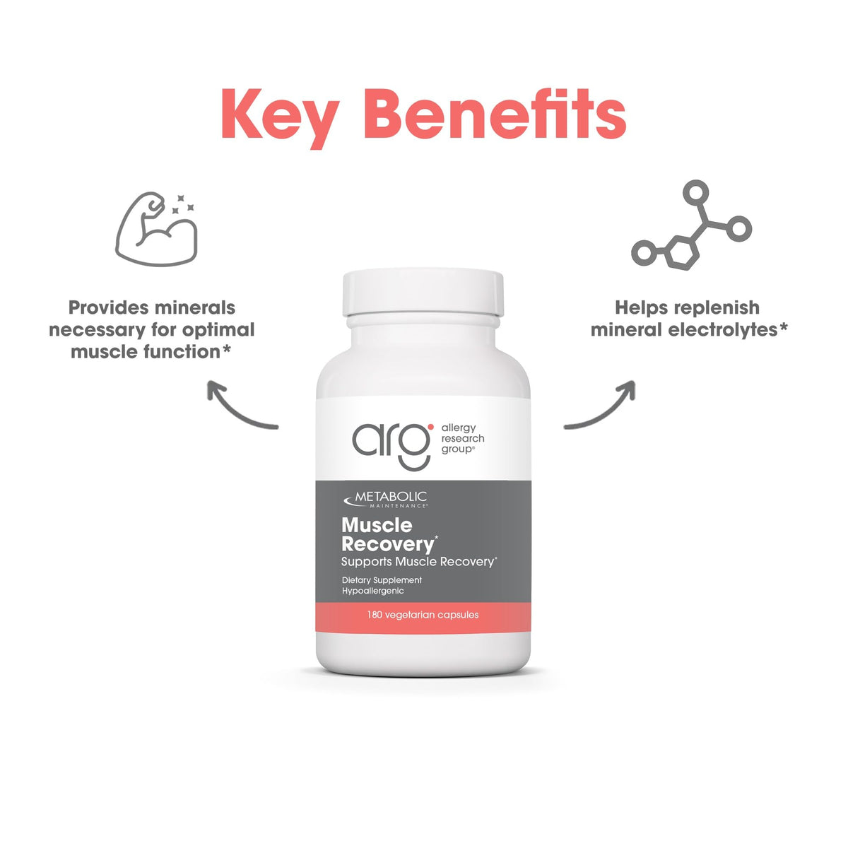 Metabolic Maintenance Muscle Recovery Electrolyte - 180 Capsules - image 4