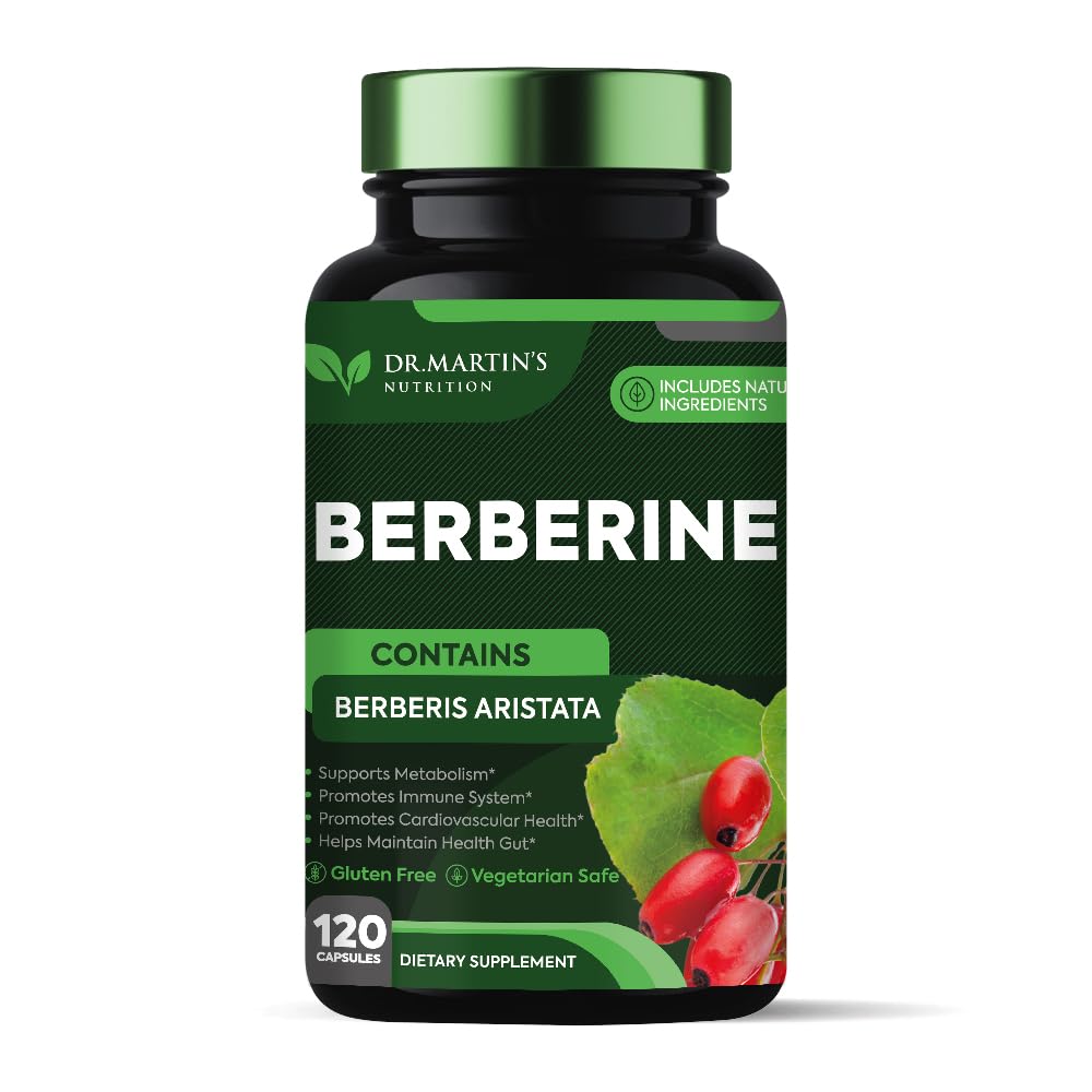 DR. MARTIN'S NUTRITION Berberine 1200mg - 120 Capsules