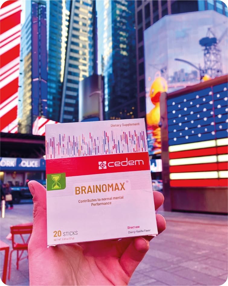 CEDEM BRAINOMAX Brain Booster Powder Sticks for Memory & Focus - 20 Sticks - image 9