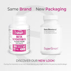 Supersmart Beta-Sitosterol 180mg Plant Sterols - 90 Vegetarian Capsules - image 2