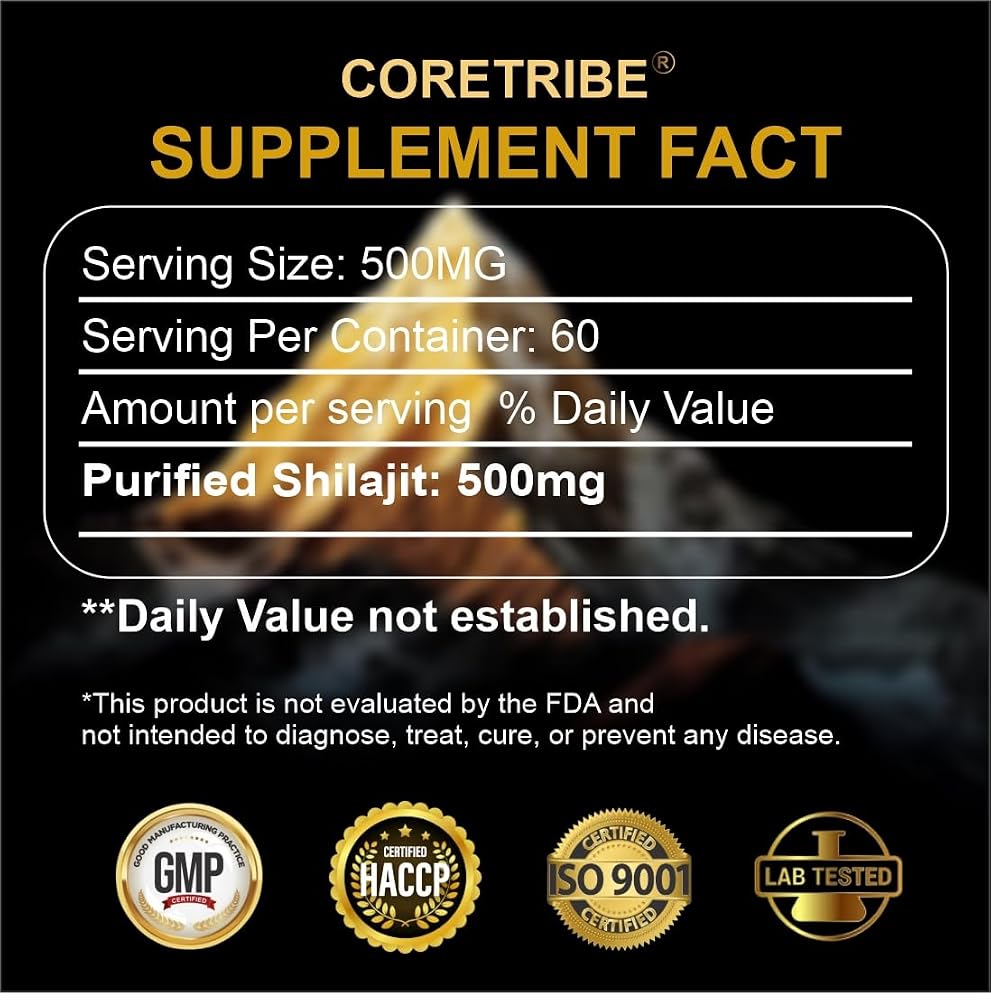 Coretribe Shilajit Resin 30g High-Purified with 80% Fulvic Acid - image 2