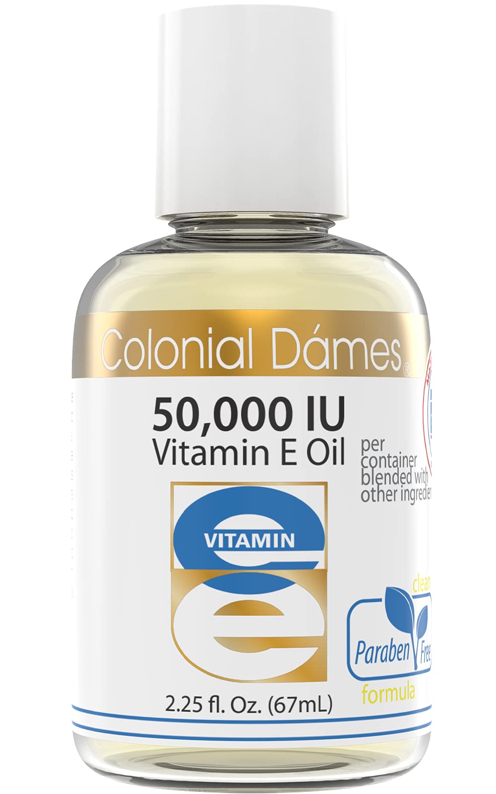 Colonial Dames Vitamin E Oil 50,000 IU - 2.2 Fl Oz