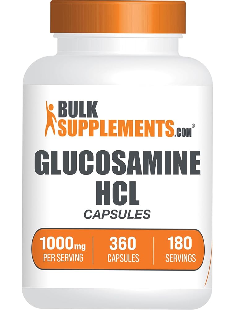 BulkSupplements Glucosamine HCl Capsules - 360 Count