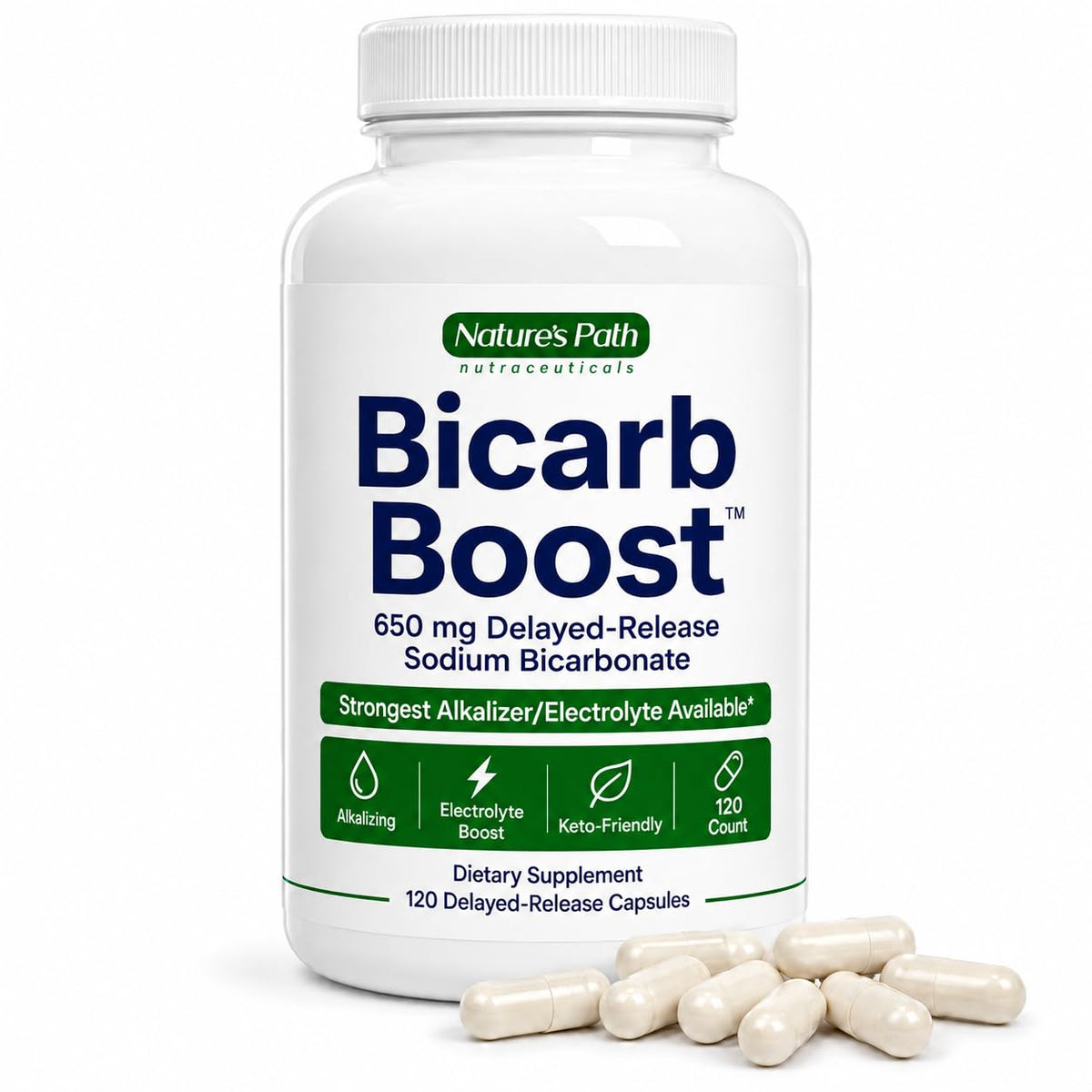 Nature's Path Sodium Bicarbonate 650 mg Tablets - 120 Count