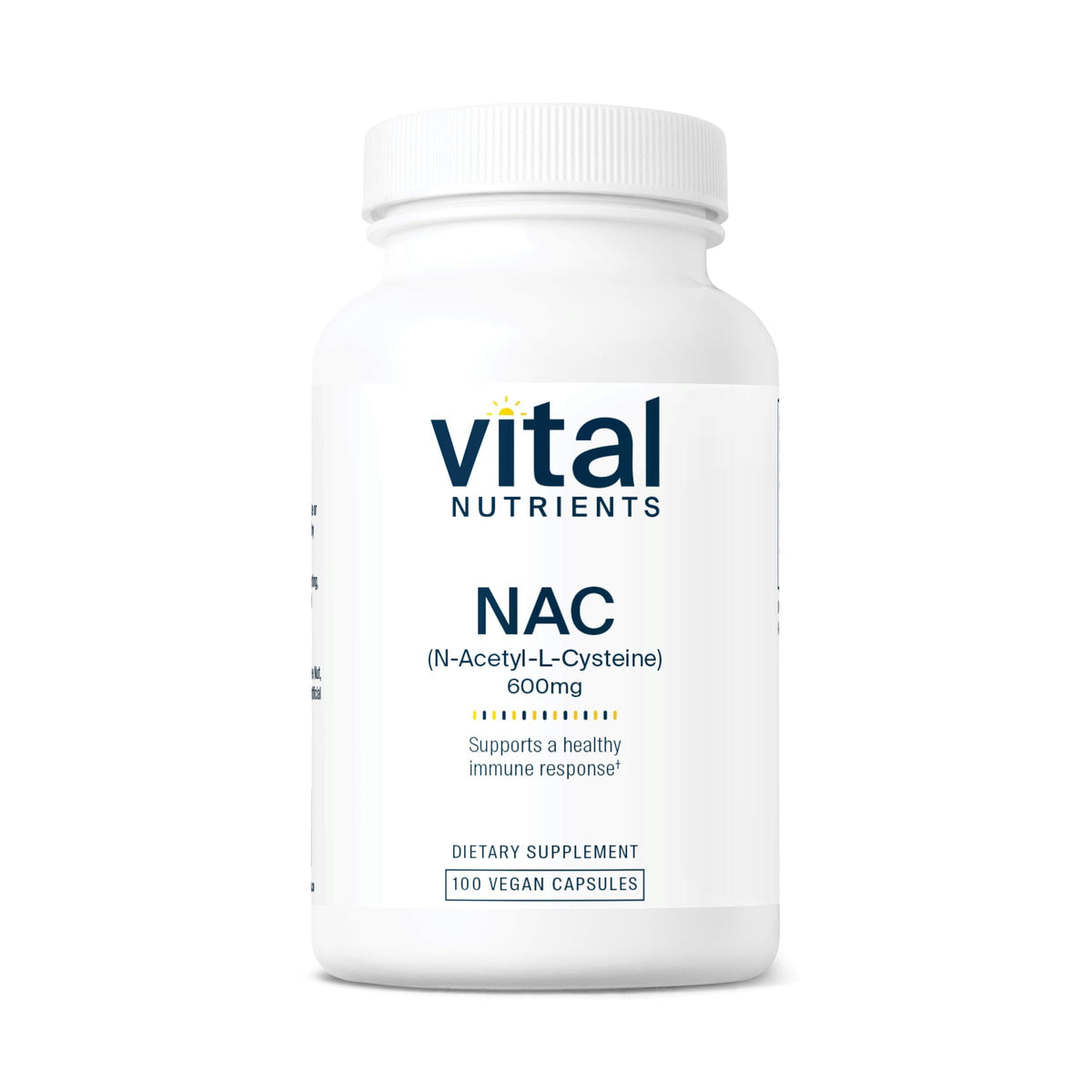 Vital Nutrients NAC 600mg - 100 Capsules